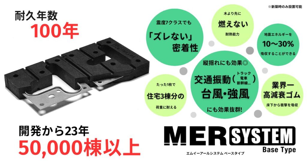 交通振動に効果のある制震装置